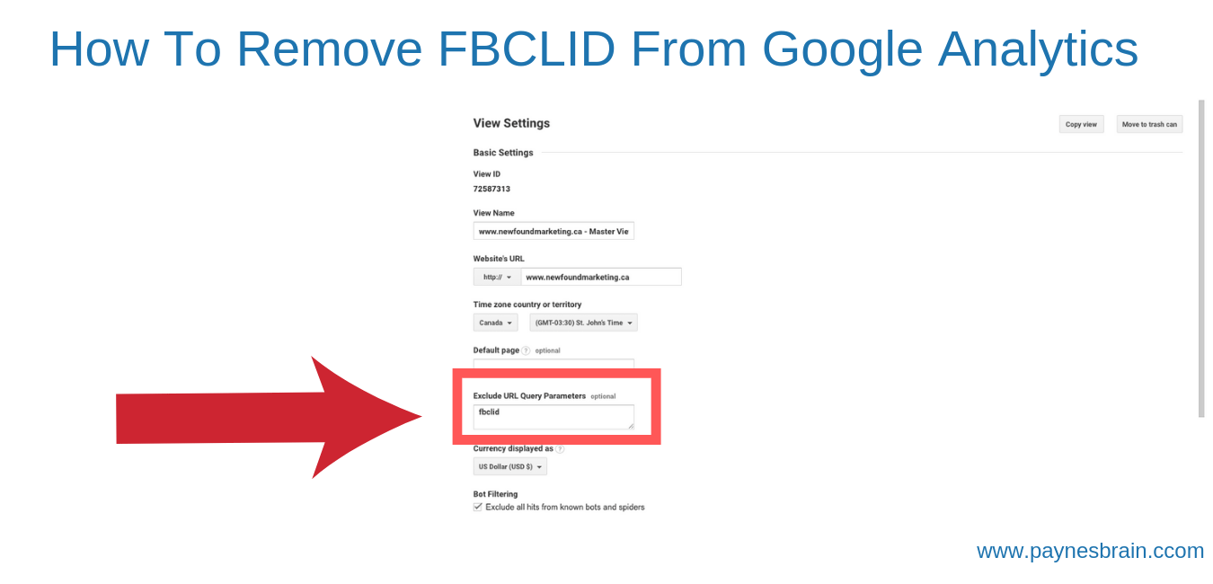How to Remove FBCLID From Google Analytics - Step 2