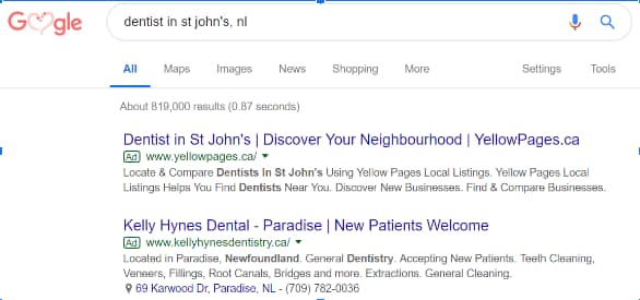 Google Ads for Dentist
